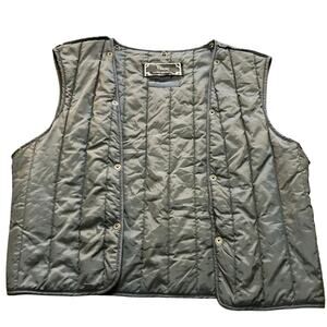 Harley-Davidson Willie G Black American CowHide Snap In Vest Insert Size 38